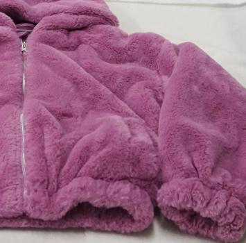 gefütterte Fleecejacke kurz, Gr. 134 von Young Idol (769)